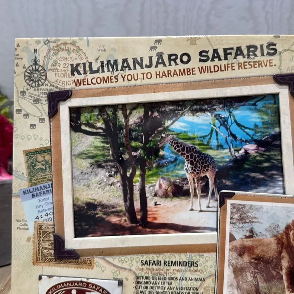 NWT Walt Disney World Kilimanjaro Photo Picture Frame New